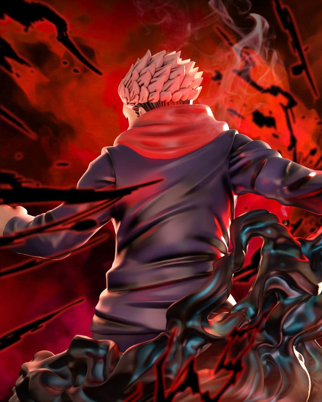 Jujutsu Kaisen Incense Chamber: Yuji Itadori (Colorized Edition) Close Up