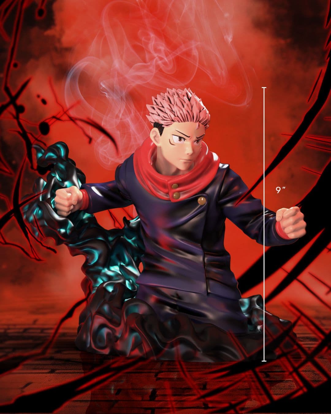 Jujutsu Kaisen Incense Chamber: Yuji Itadori (Colorized Edition) Close Up