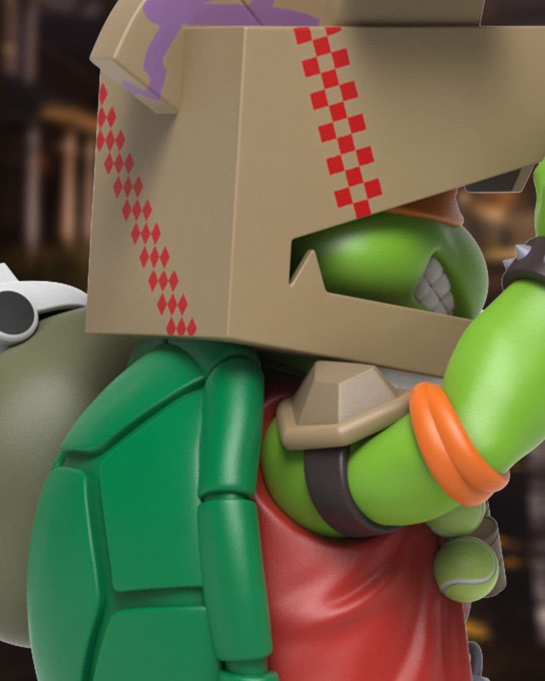 Remixx: Teenage Mutant Ninja Turtle Michelangelo Cowa-BOO-nga! Close Up