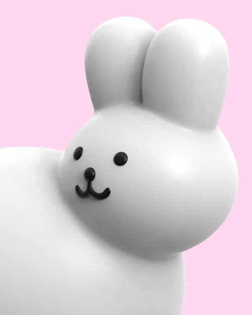 Chief Cottontail by Goodmorningtown Close Up