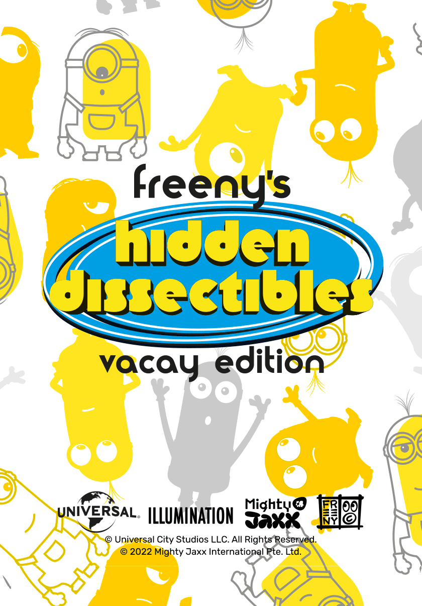 Freeny's Hidden Dissectibles Minions Series 01 - Vacay Edition Character Lineup