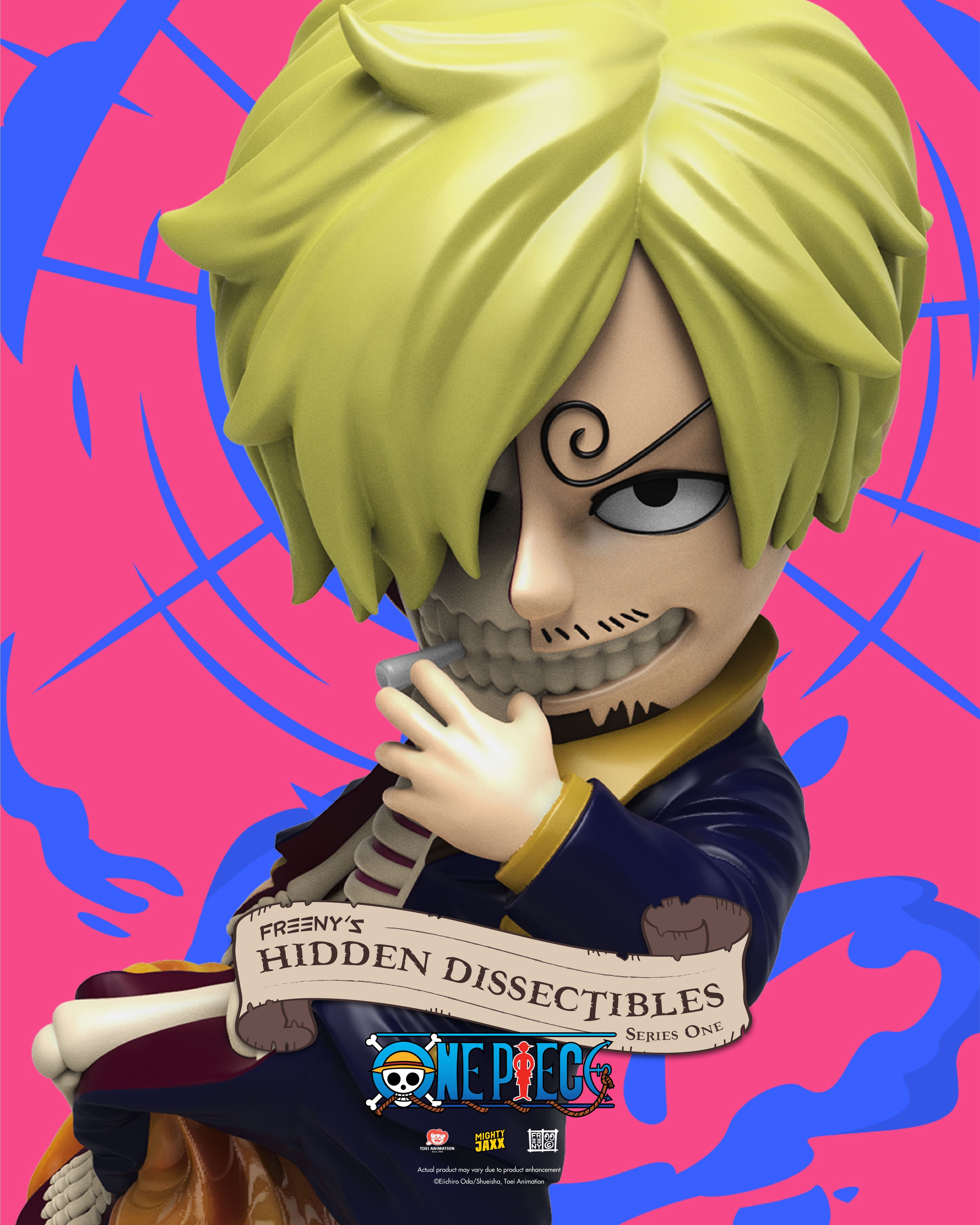 Freeny's Hidden Dissectibles: One Piece Luffy, Zoro and Sanji Close Up