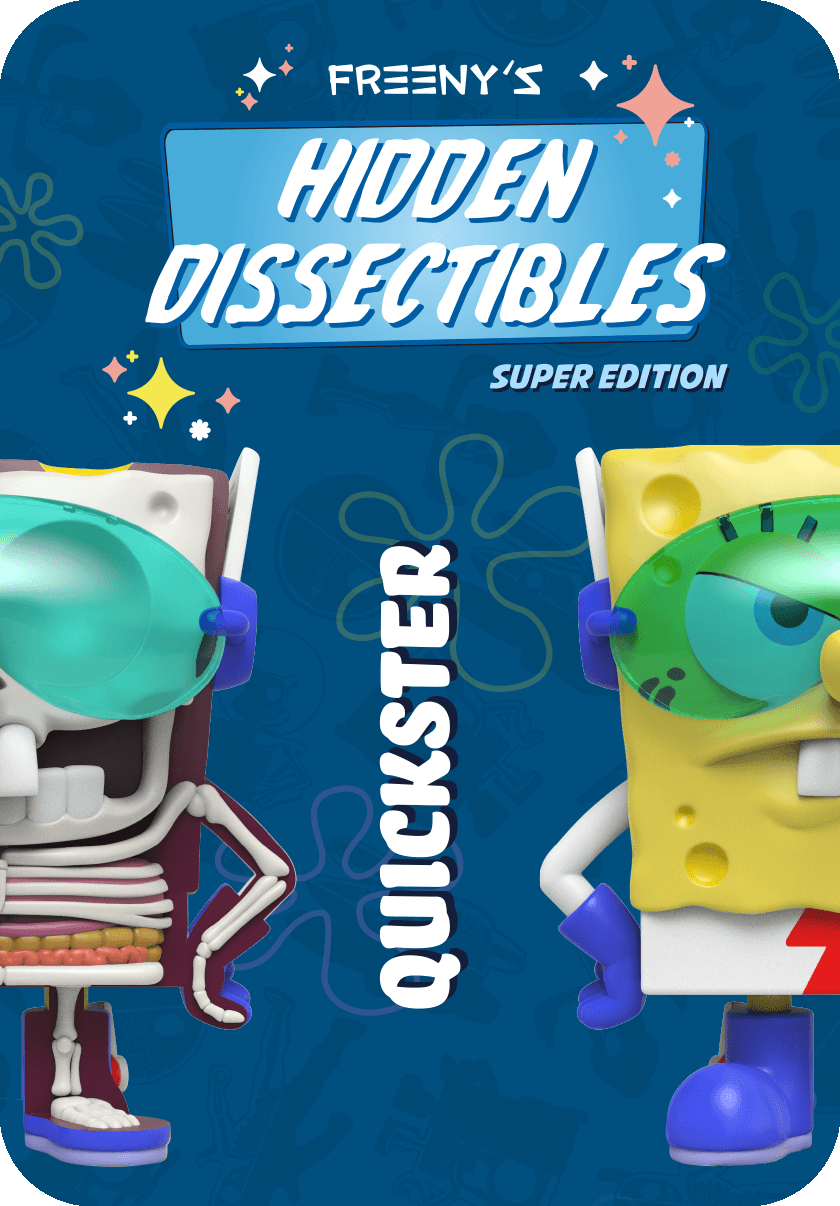 Freeny’s Hidden Dissectibles : SpongeBob SquarePants Series 04 (Super Edition) Character Lineup