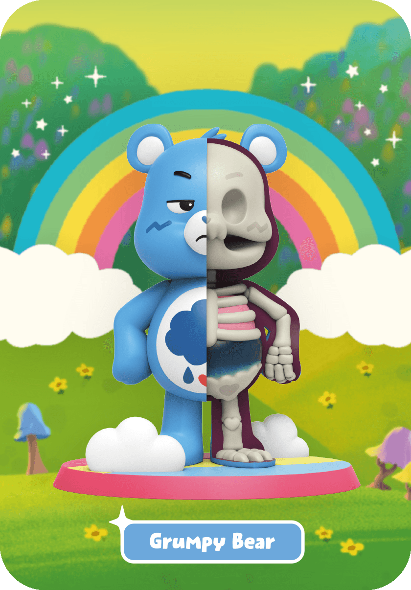 Freeny's Hidden Dissectibles: Carebears Character Lineup