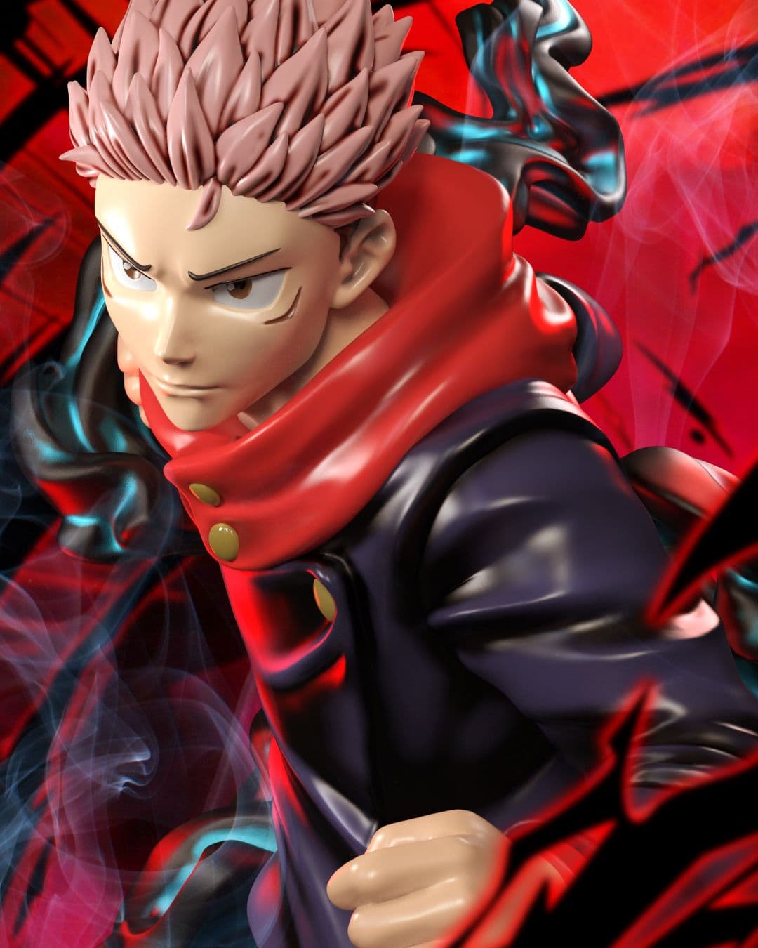 Jujutsu Kaisen Incense Chamber: Yuji Itadori (Colorized Edition) Close Up