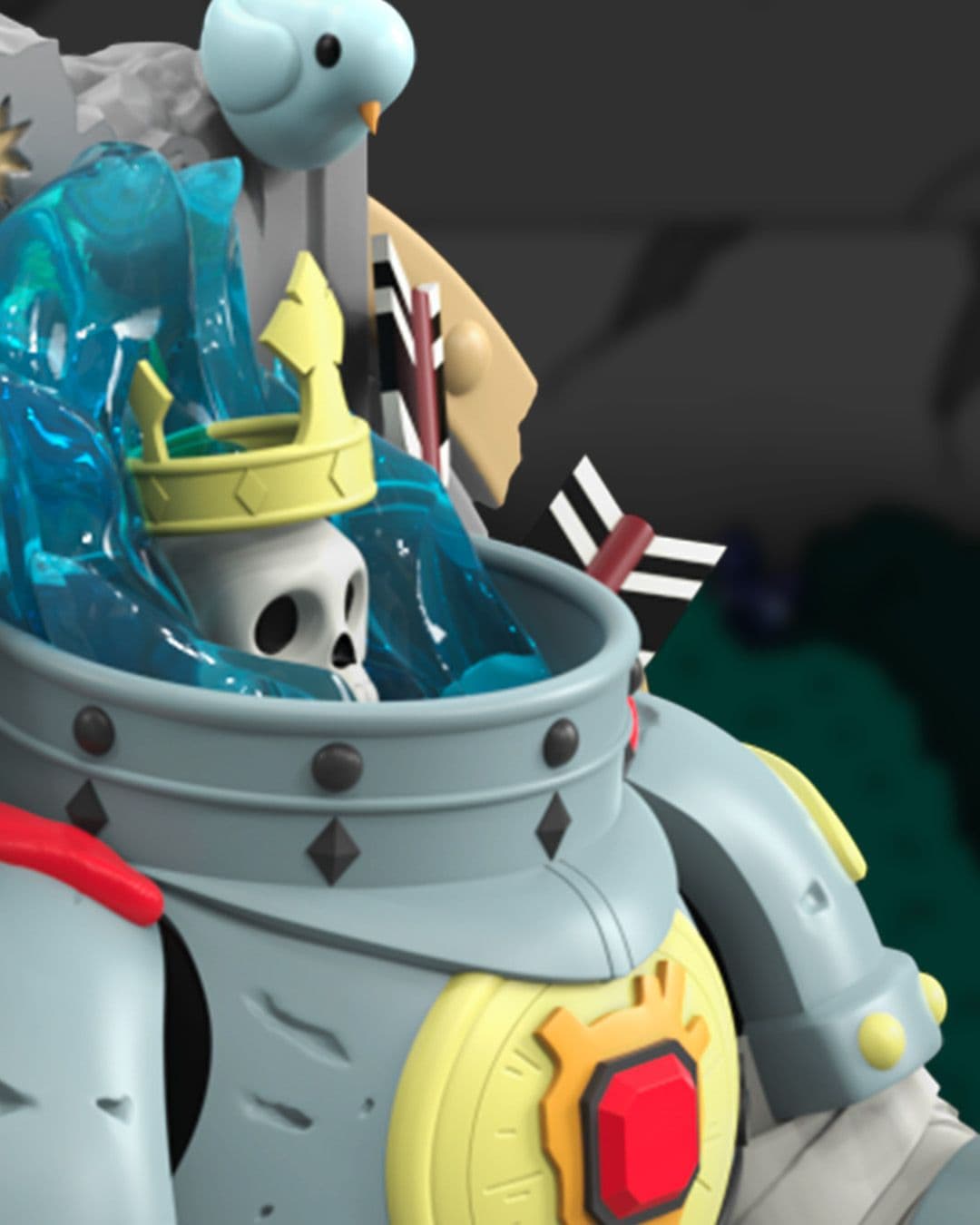 BirdKing: Throne by CROM Close Up