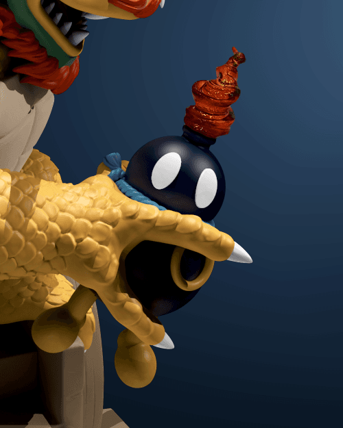 Ukiyo-E Rickshaw Kart: Turtle Daimao by Jed Henry Close Up