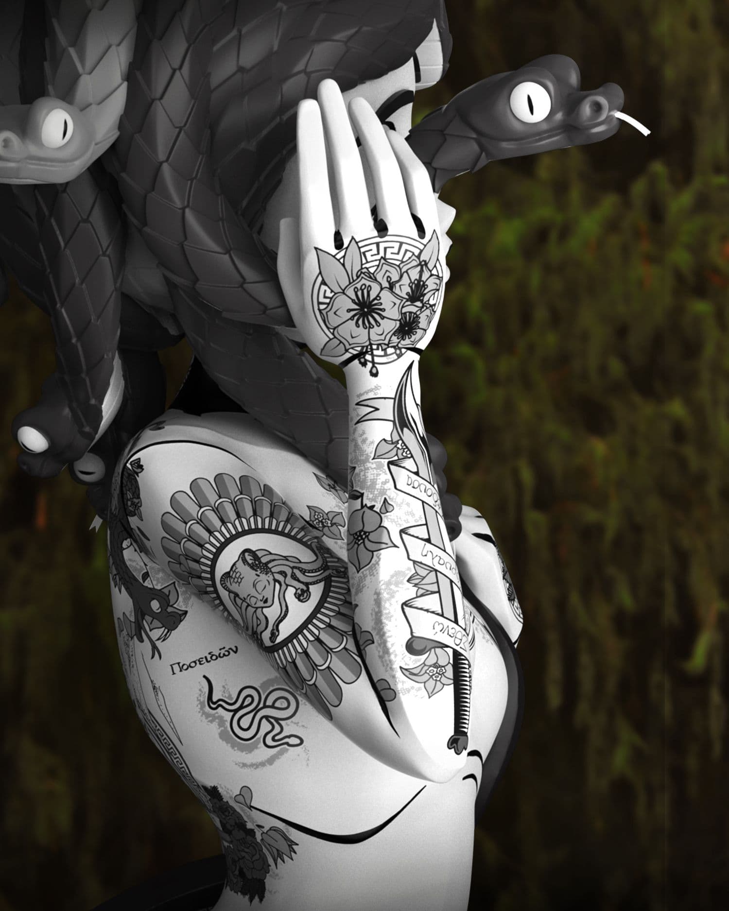 Inked Stories: Medusa (Mono Edition) ft JPK Close Up