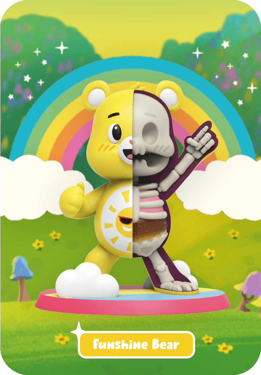 Freeny's Hidden Dissectibles: Carebears Character Lineup