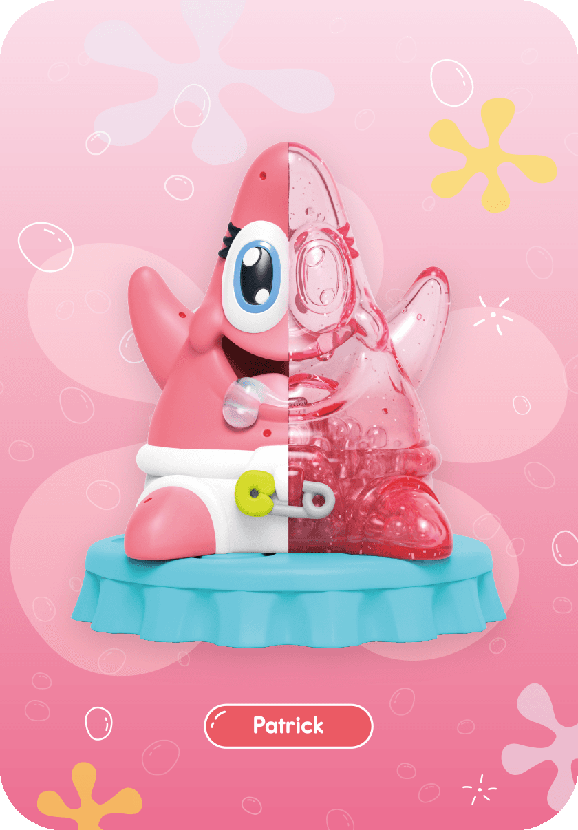 Kandy X SpongeBob SquarePants (Soda Edition) Character Lineup