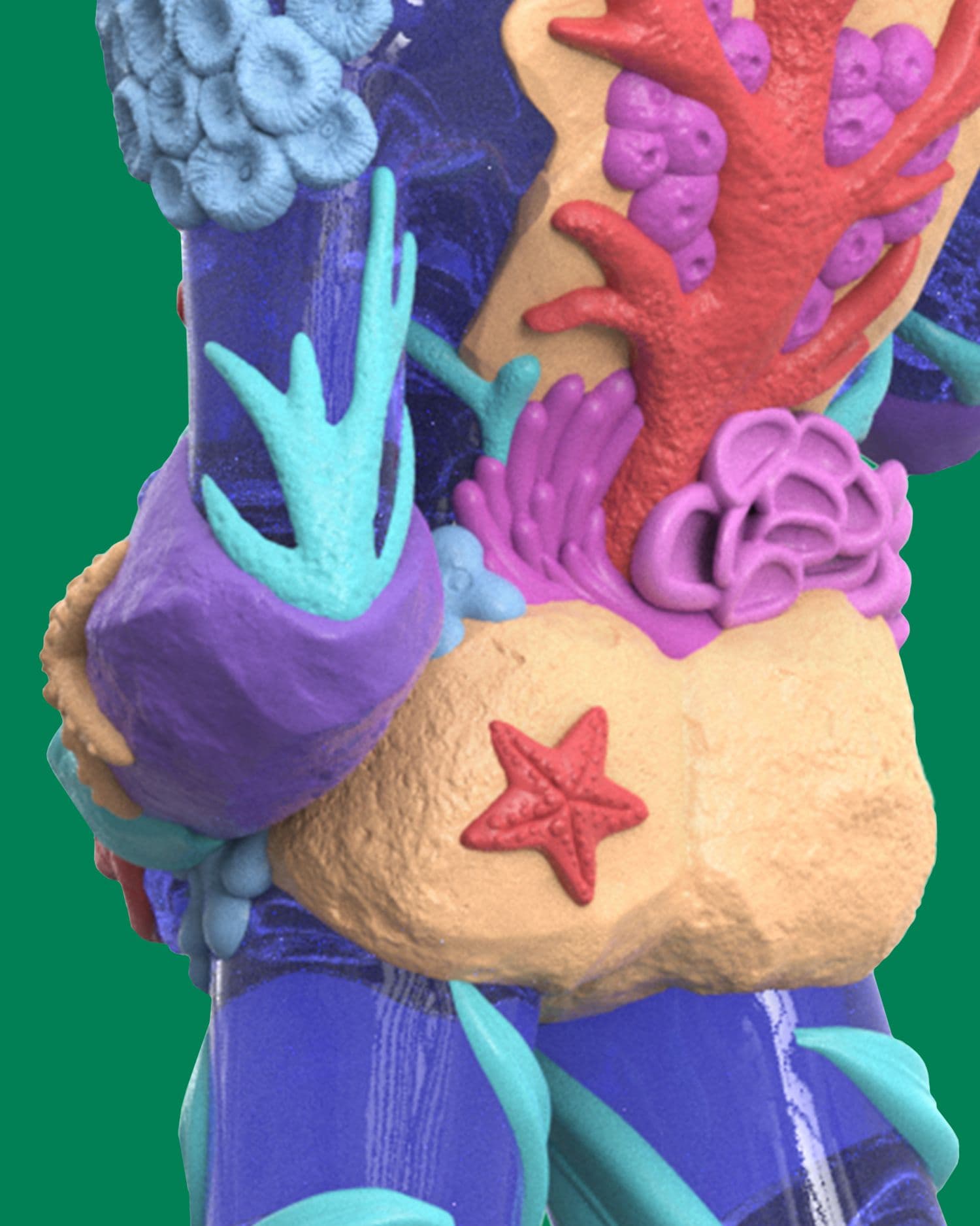 Okay Bears - Coral Edition Close Up