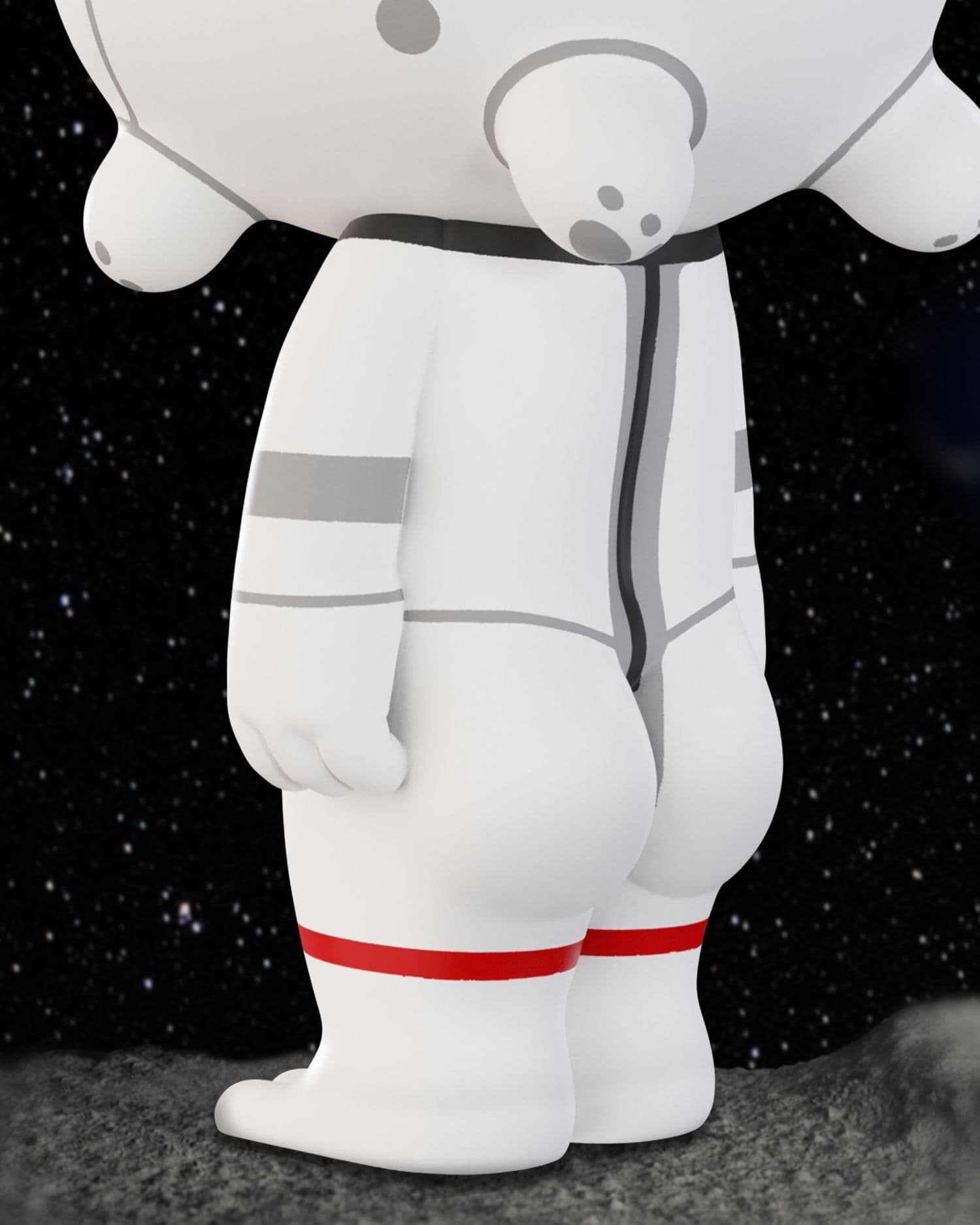 Chief Cottontail (Bunny to the Moon) by Goodmorningtown Close Up