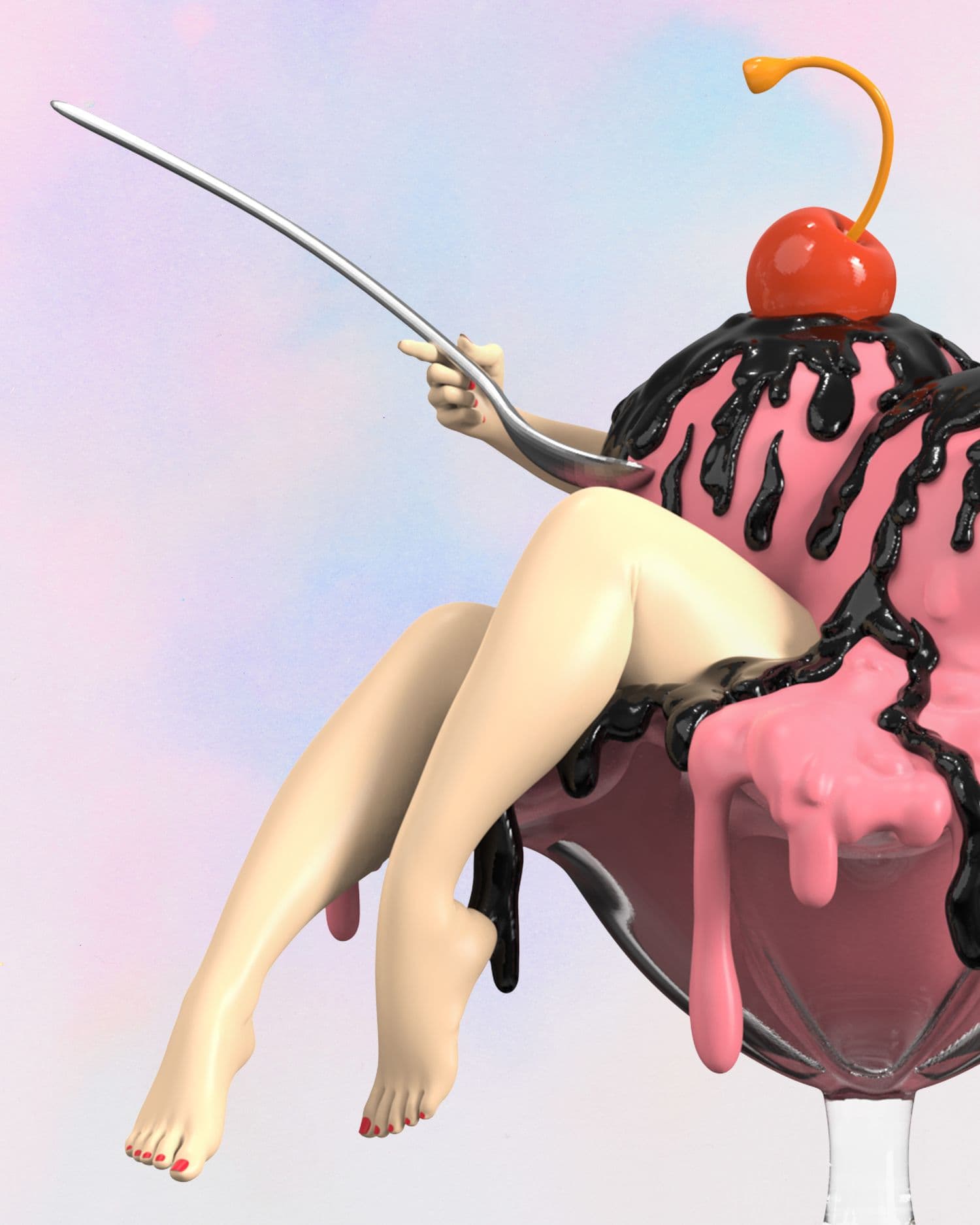 Cherry BomBom by Yuko Shimizu Close Up