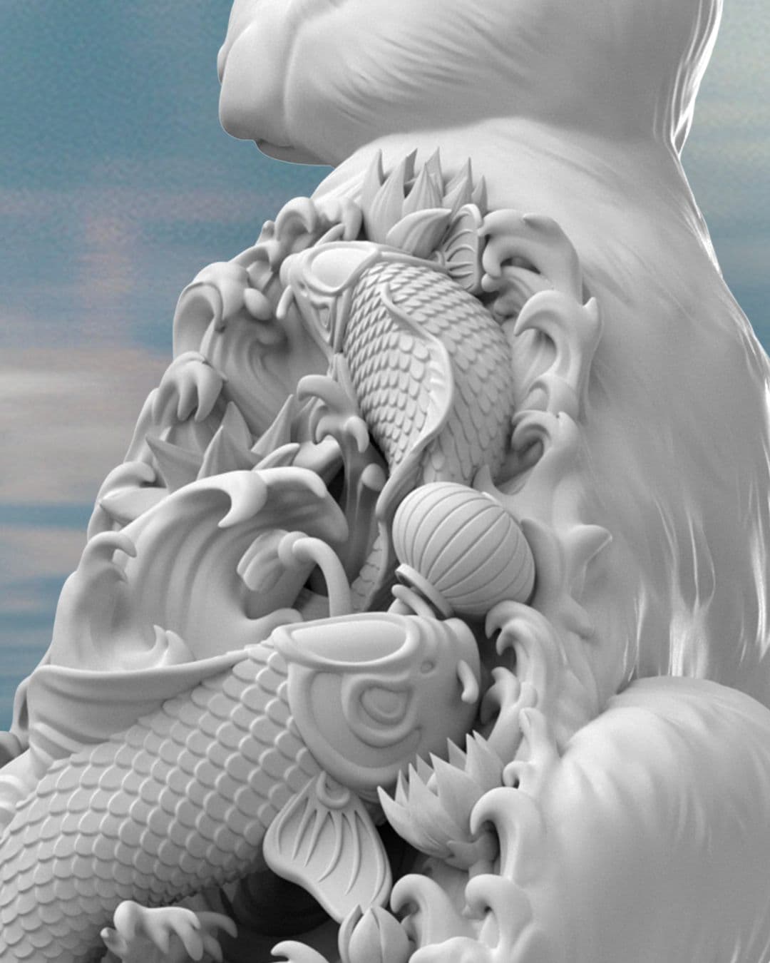 Water Rabbit by Kerby Rosanes Close Up