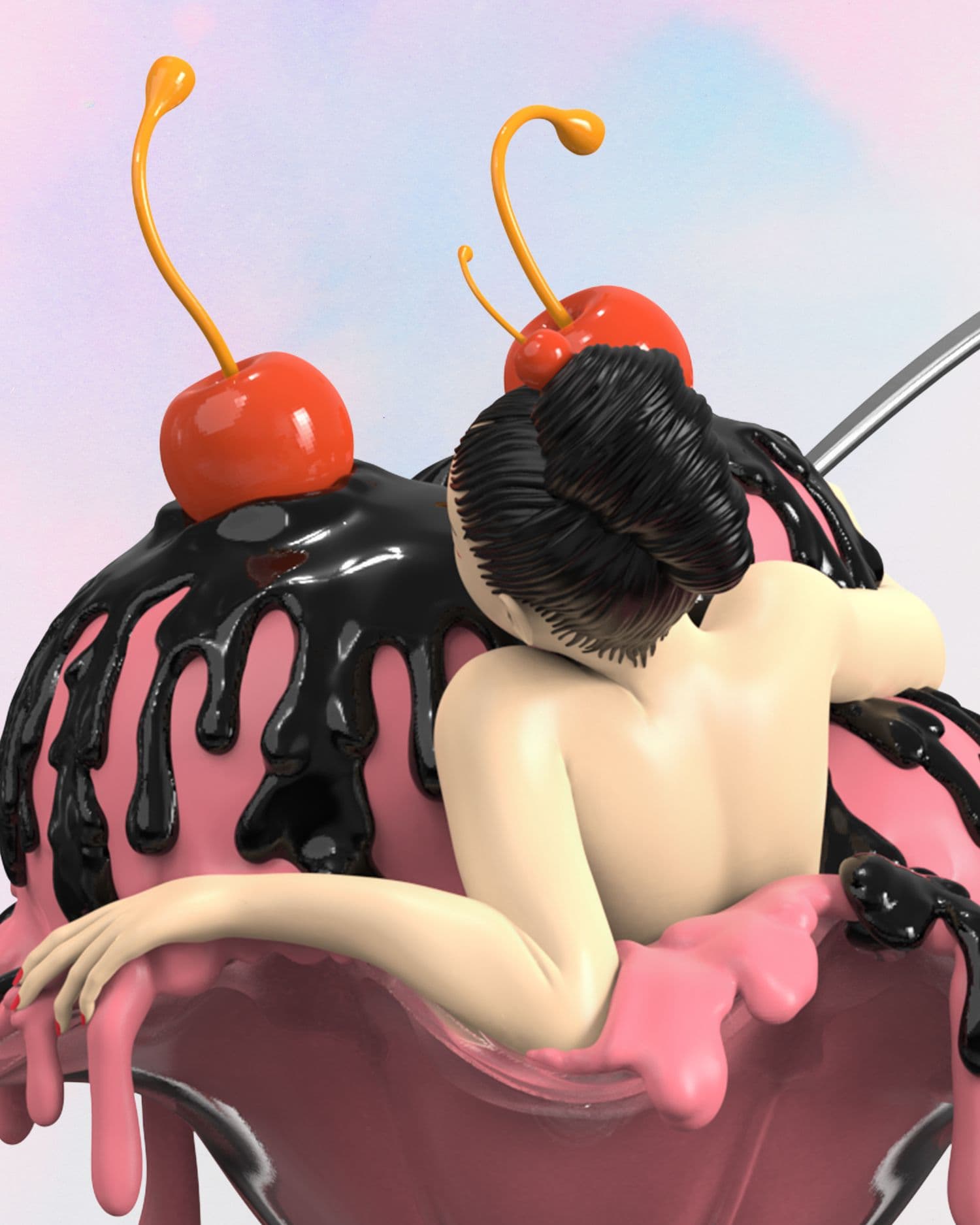 Cherry BomBom by Yuko Shimizu Close Up