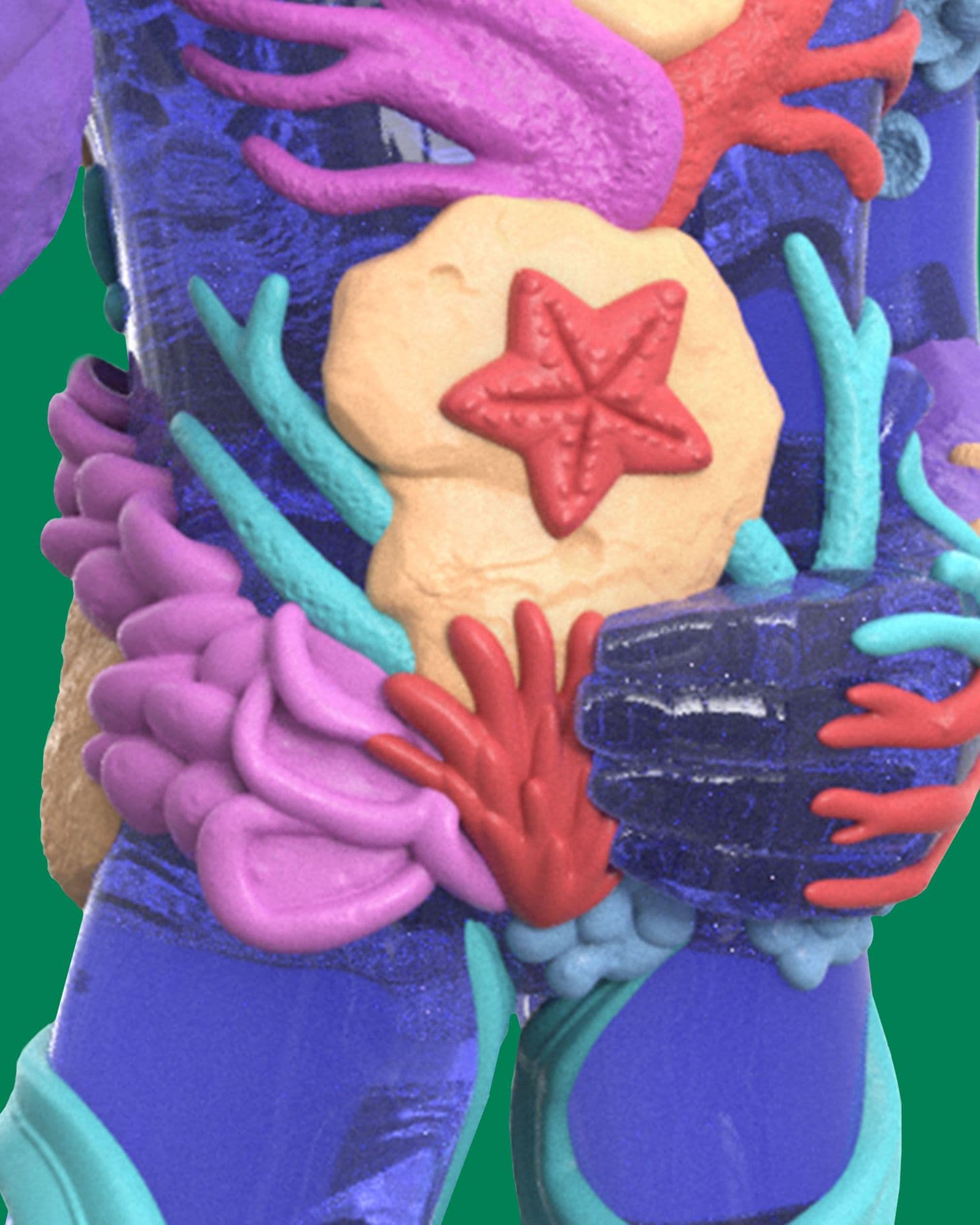 Okay Bears - Coral Edition Close Up