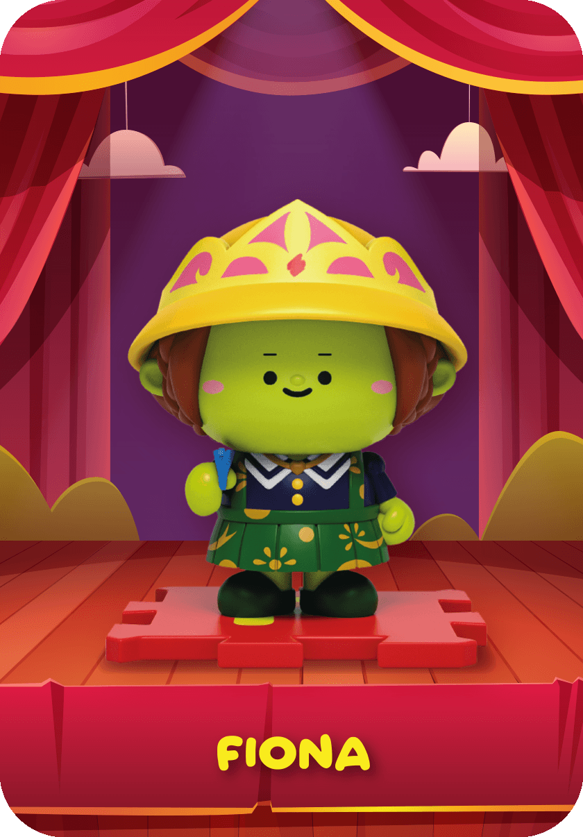 Kiddo x Shrek Character Lineup