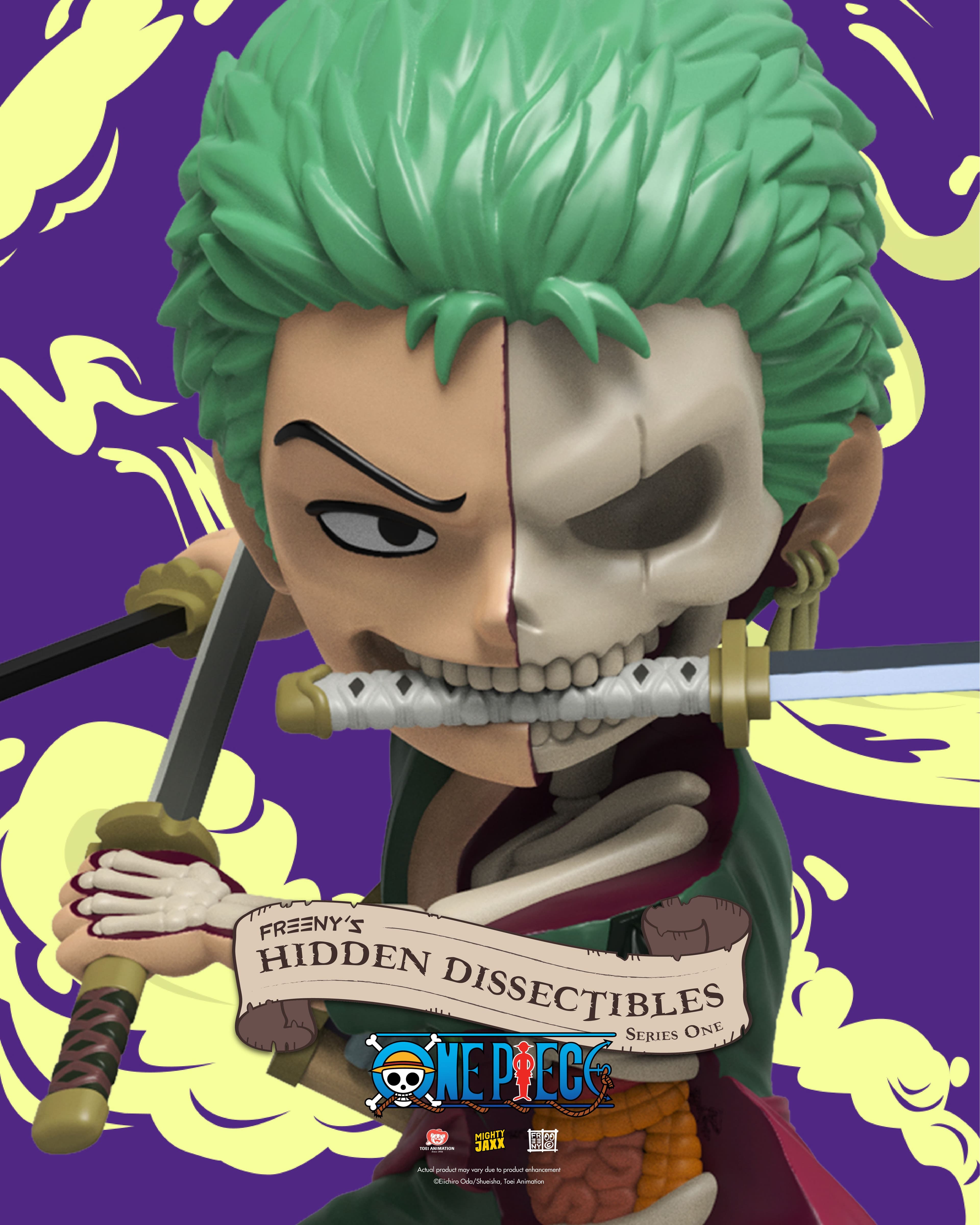Freeny's Hidden Dissectibles: One Piece Luffy, Zoro and Sanji Close Up