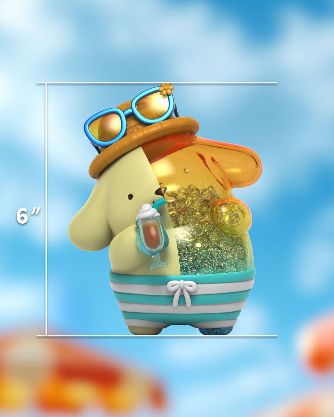Kandy: Sanrio Pompompurin Sea Breeze Series Close Up