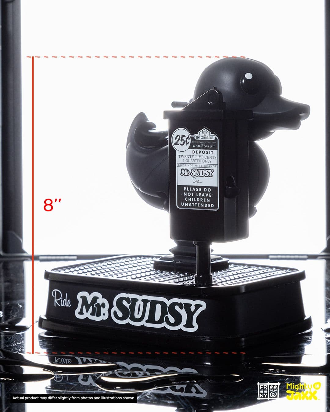 Mr Sudsy (Blackout Edition) by Jason Freeny Close Up