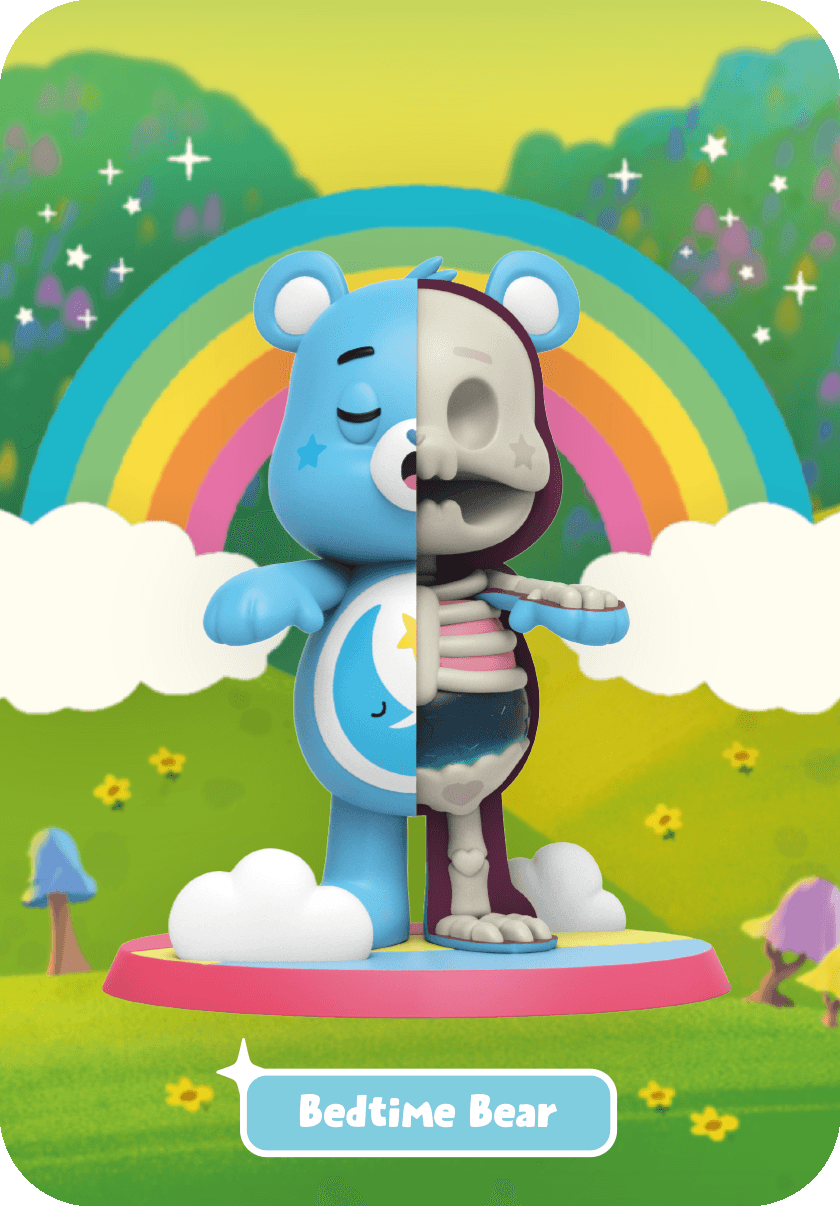 Freeny's Hidden Dissectibles: Carebears Character Lineup