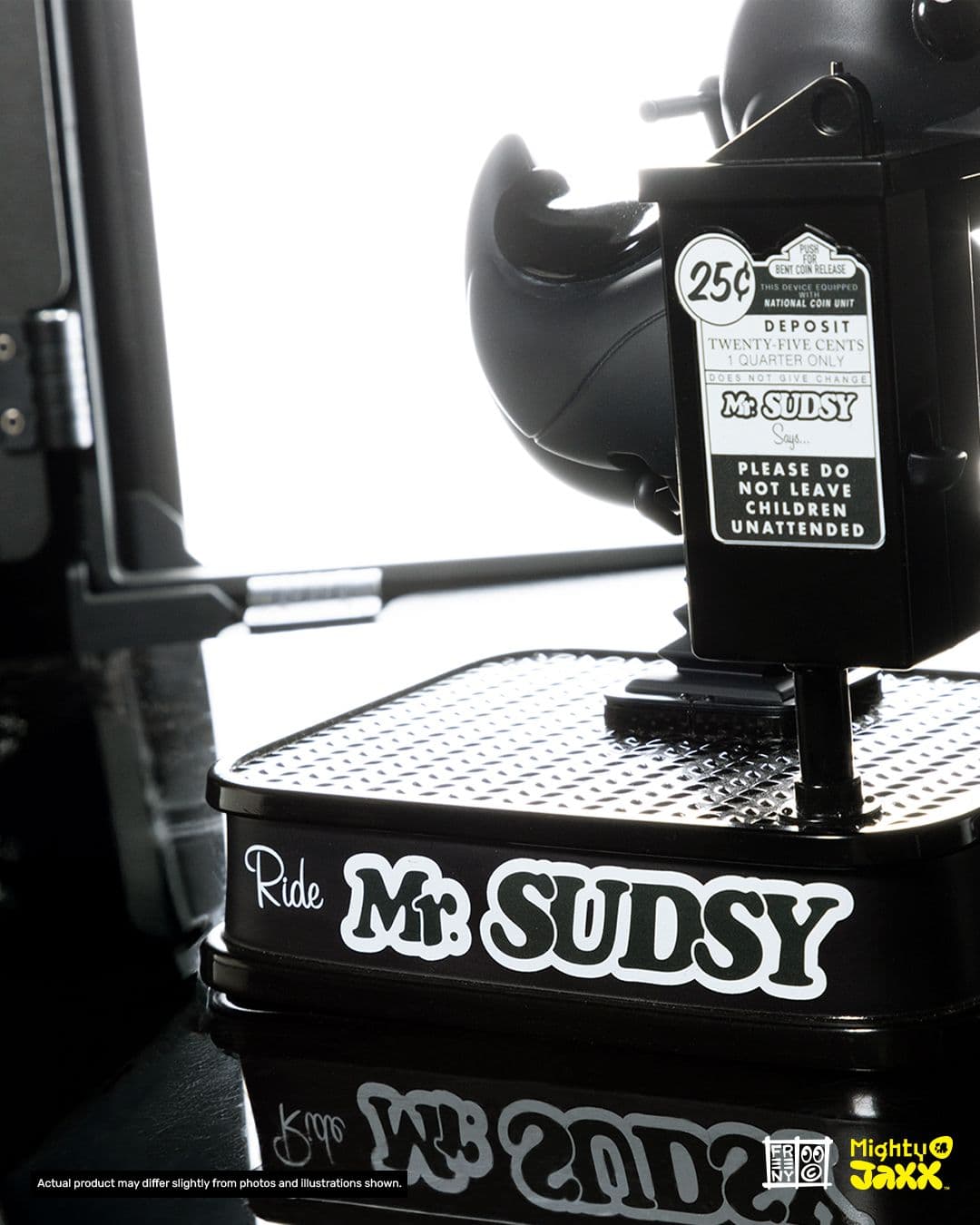 Mr Sudsy (Blackout Edition) by Jason Freeny Close Up