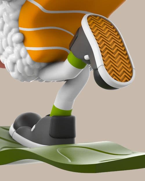 Rock On! Sushi by MankeeBoi Close Up