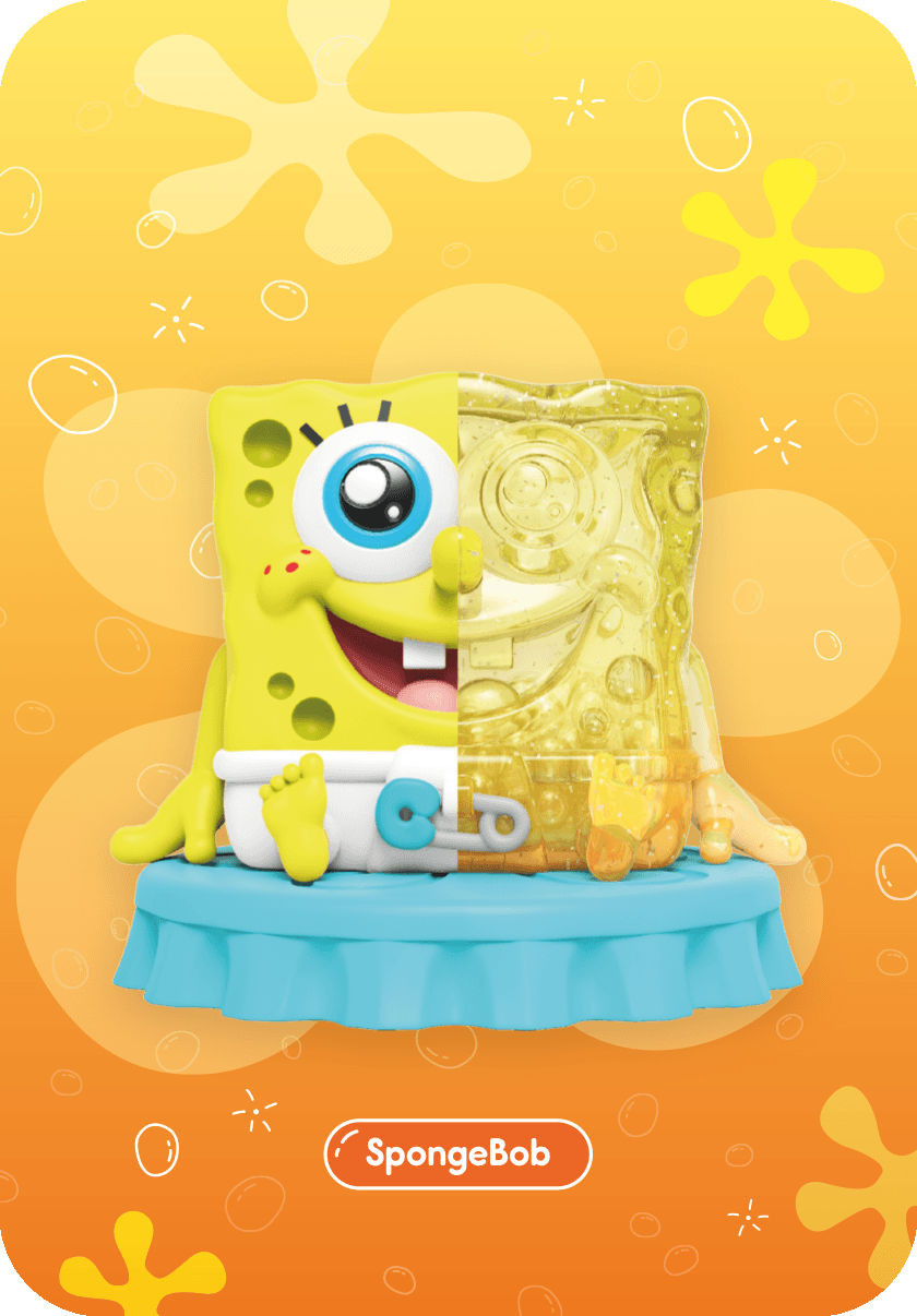 Kandy X SpongeBob SquarePants (Soda Edition) Character Lineup