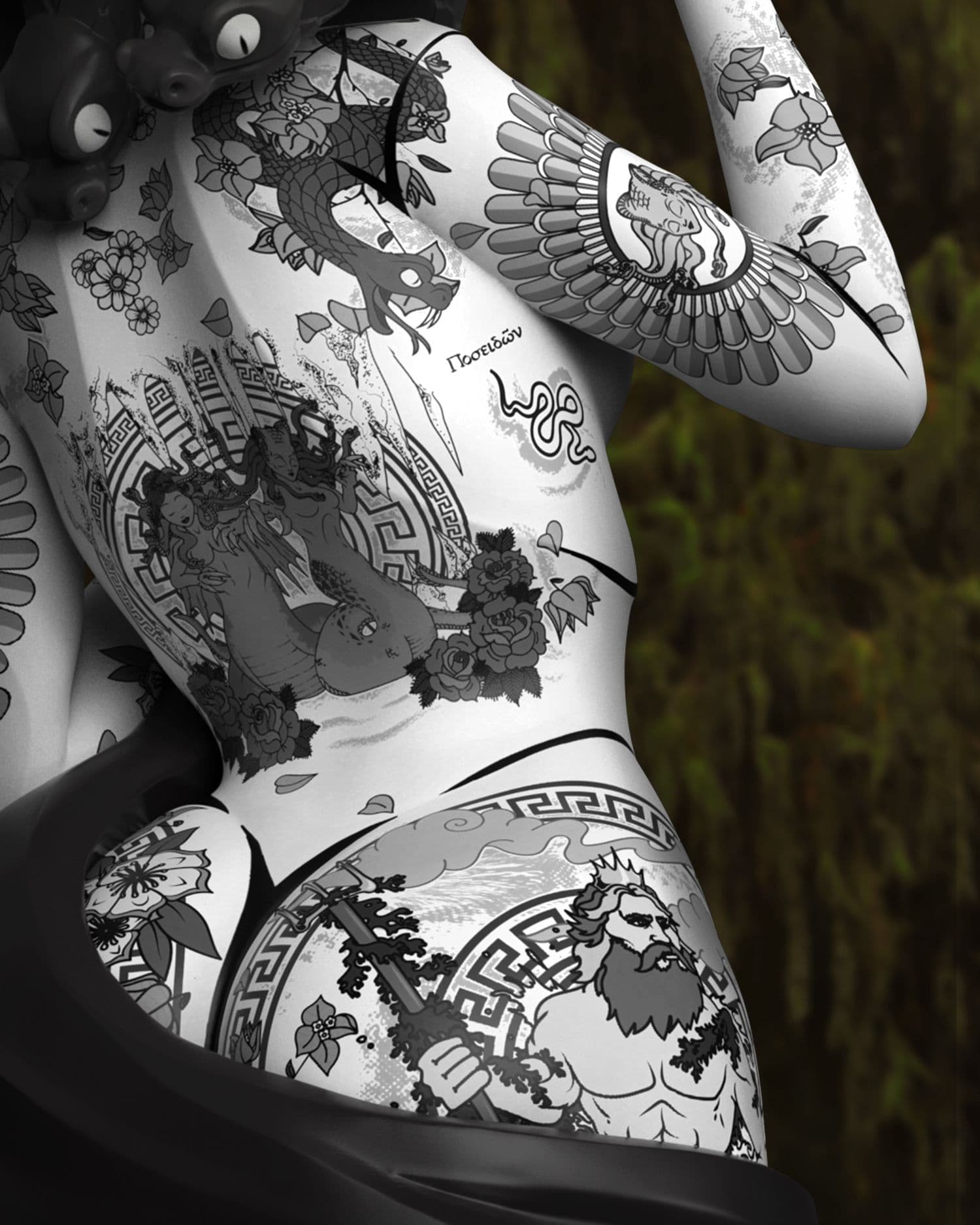 Inked Stories: Medusa (Mono Edition) ft JPK Close Up