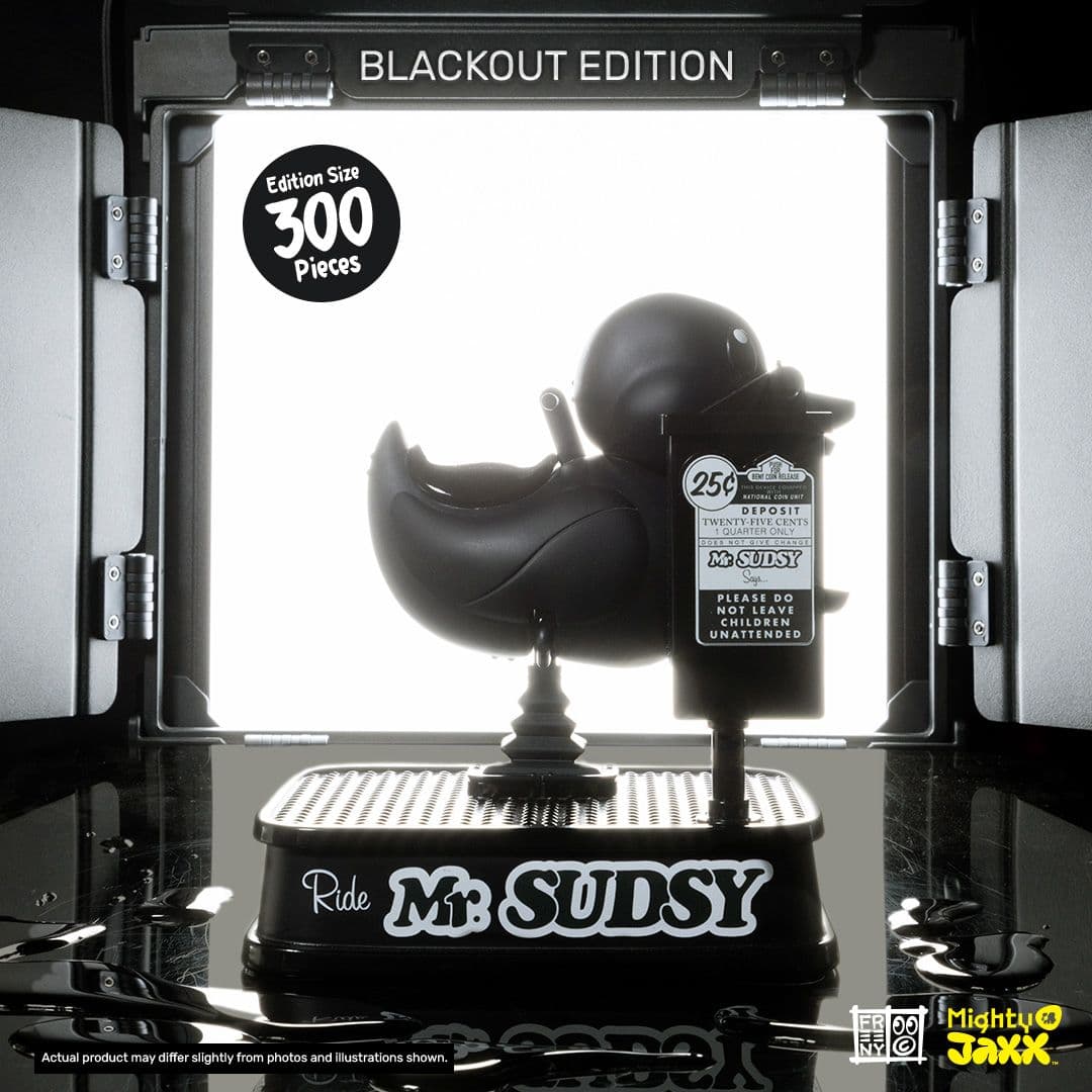 Mr Sudsy (Blackout Edition) by Jason Freeny PRODUCT DETAILS