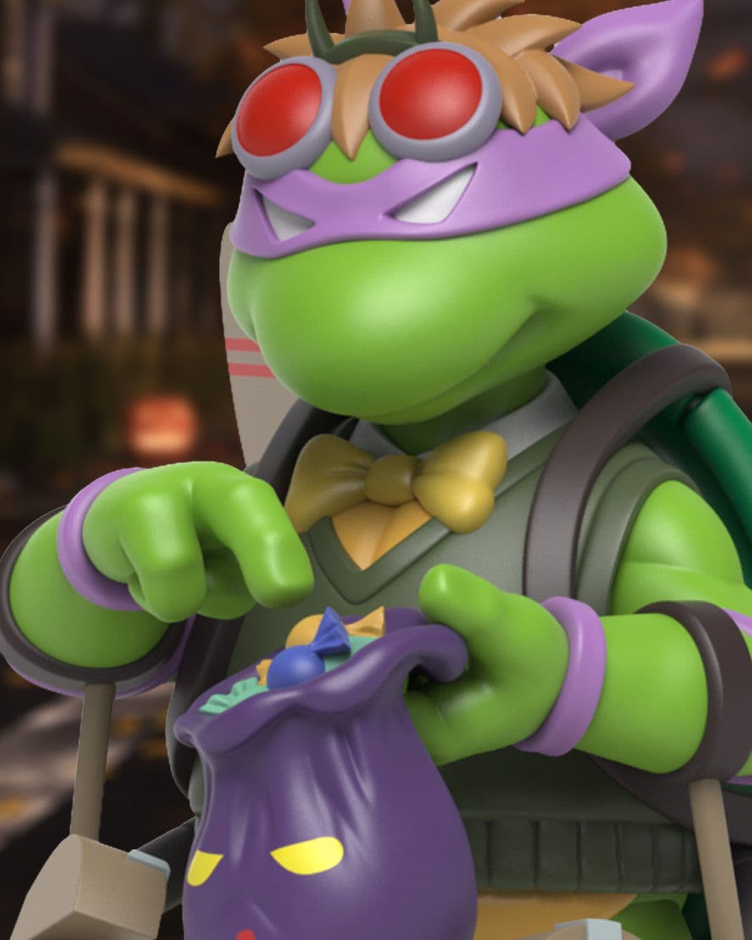Remixx: Teenage Mutant Ninja Turtle Donatello Cowa-BOO-nga! Close Up