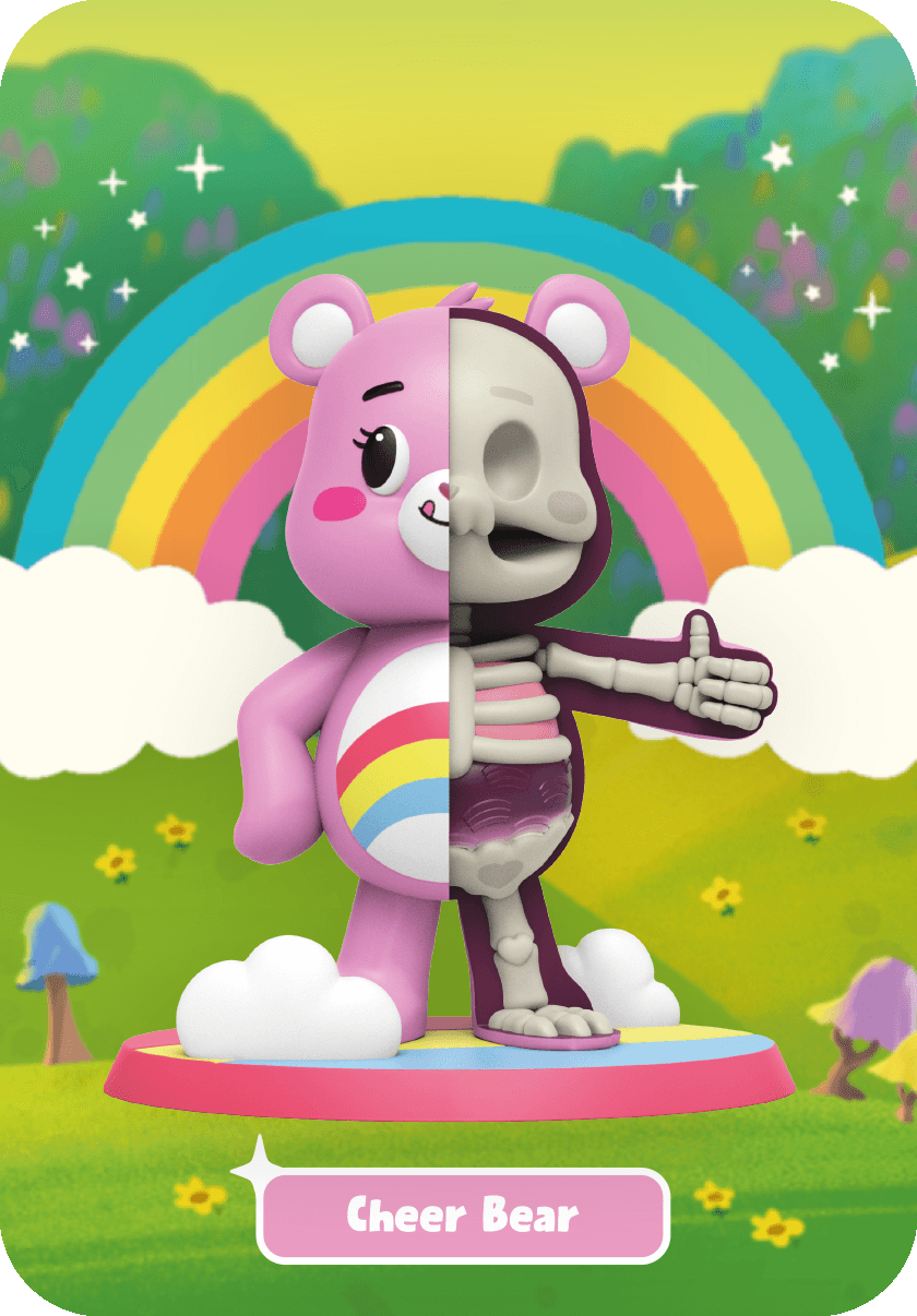 Freeny's Hidden Dissectibles: Carebears Character Lineup