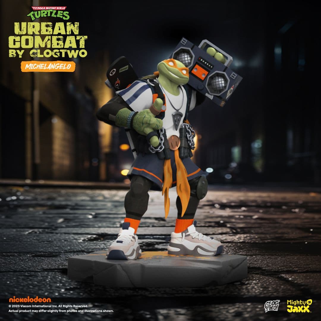 Teenage Mutant Ninja Turtles x ClogTwo Urban Combat Michelangelo PRODUCT DETAILS