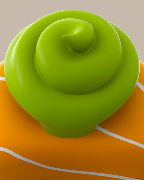 Rock On! Sushi by MankeeBoi Close Up