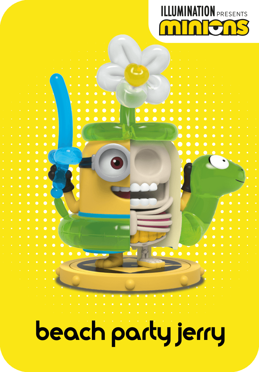 Freeny's Hidden Dissectibles Minions Series 01 - Vacay Edition Character Lineup