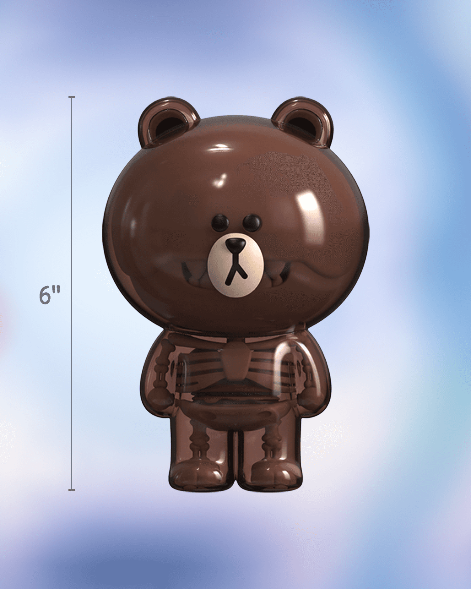 Funny Anatomy LINE Friends Brown Close Up