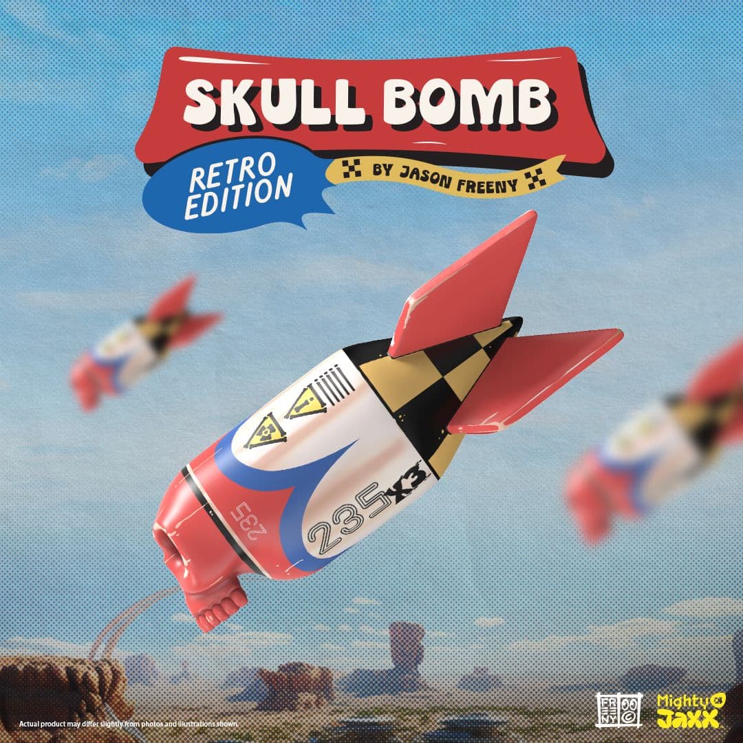 Skull bomb (Retro Edition) by Jason Freeny PRODUCT DETAILS