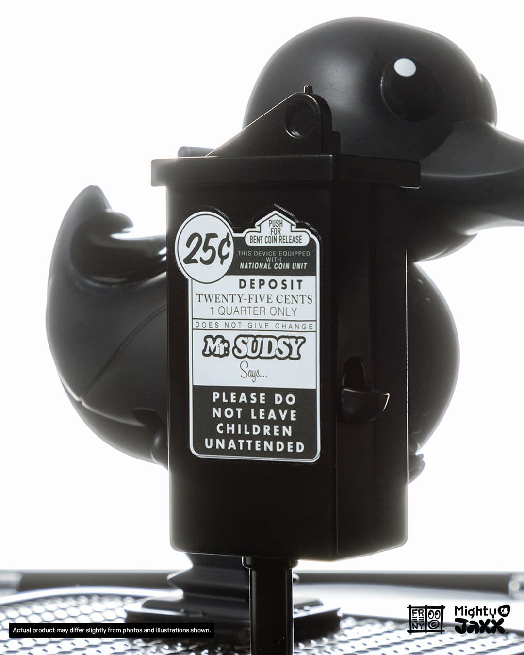 Mr Sudsy (Blackout Edition) by Jason Freeny Close Up