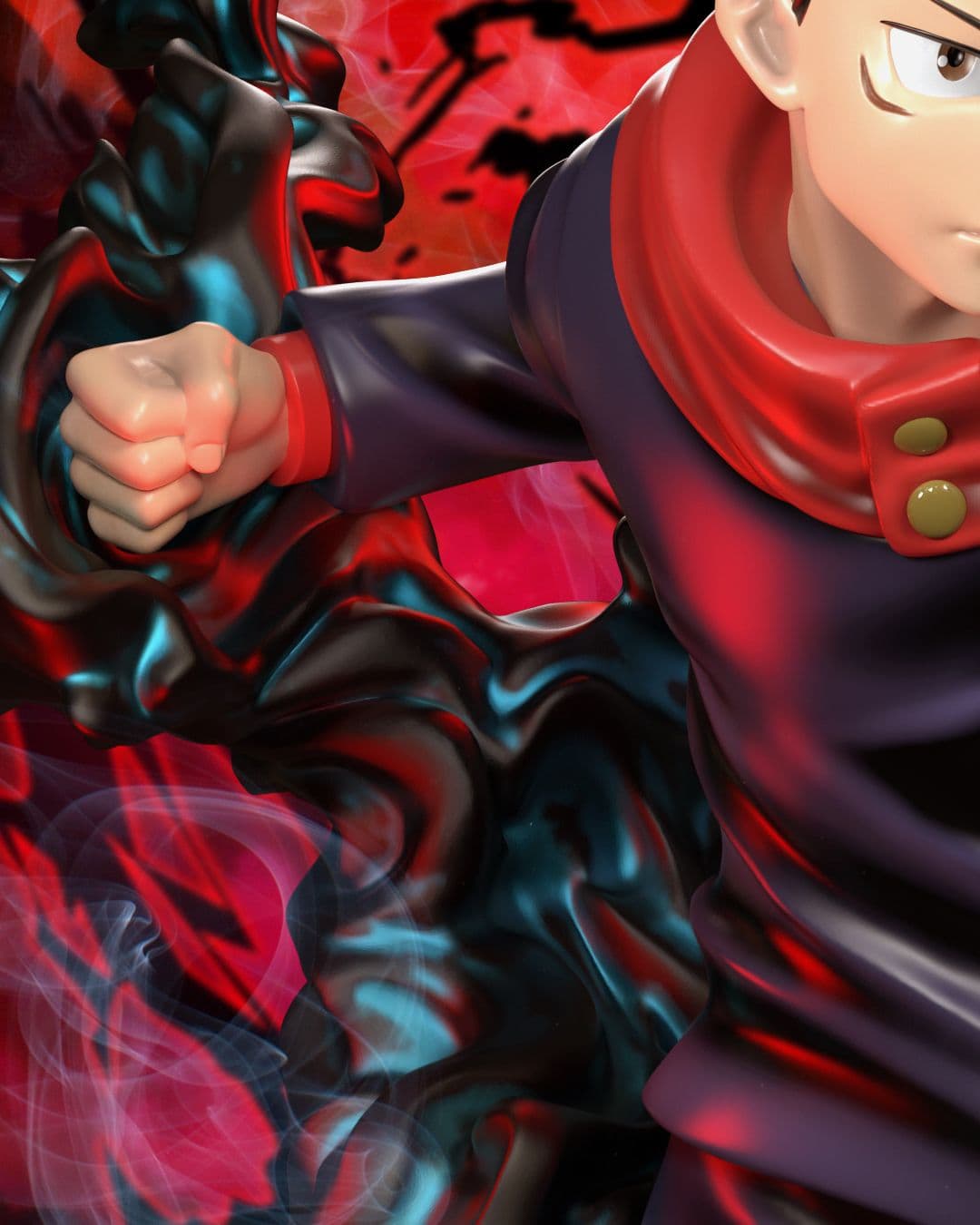 Jujutsu Kaisen Incense Chamber: Yuji Itadori (Colorized Edition) Close Up