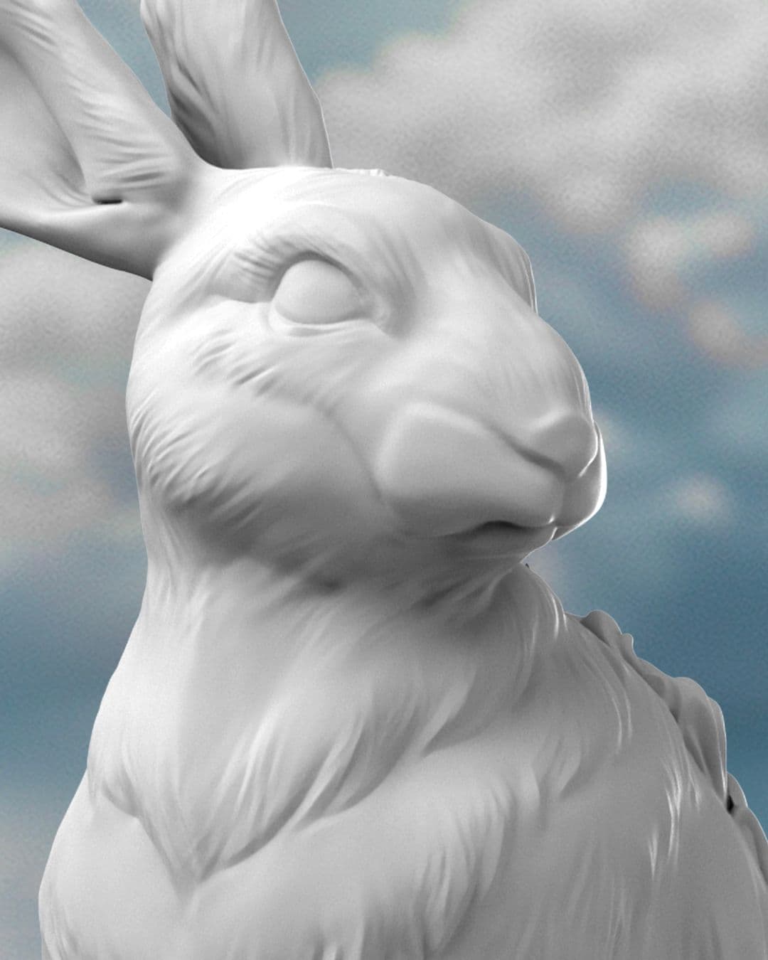 Water Rabbit by Kerby Rosanes Close Up