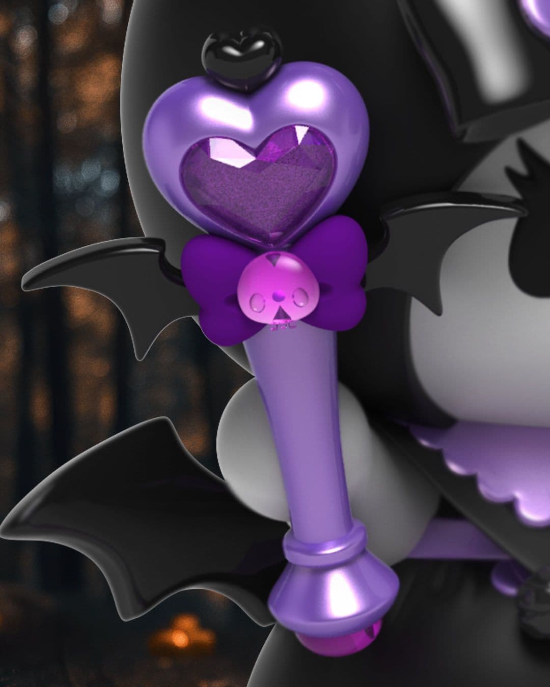Kandy: Sanrio Kuromi Spooky Fun Series Close Up
