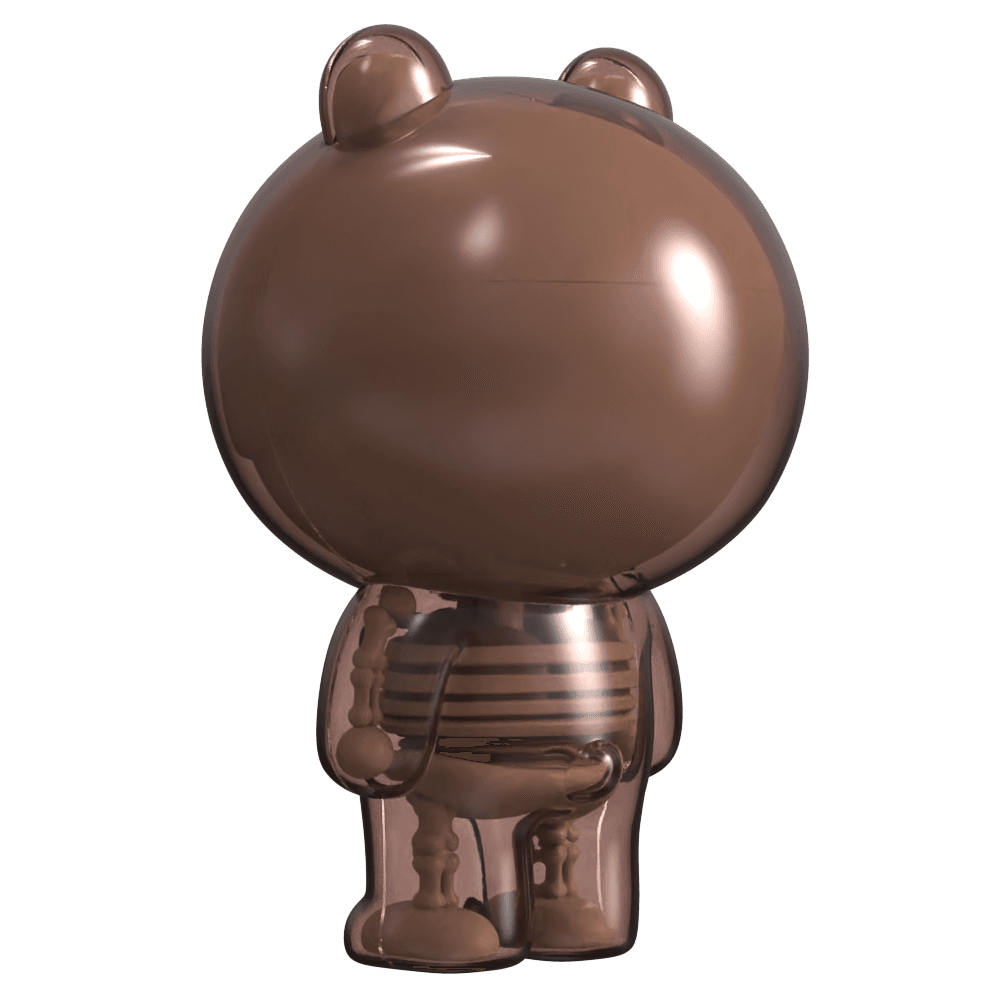 Funny Anatomy LINE Friends Brown | Mighty Jaxx Funny Anatomy LINE Friends Brown | Mighty Jaxx